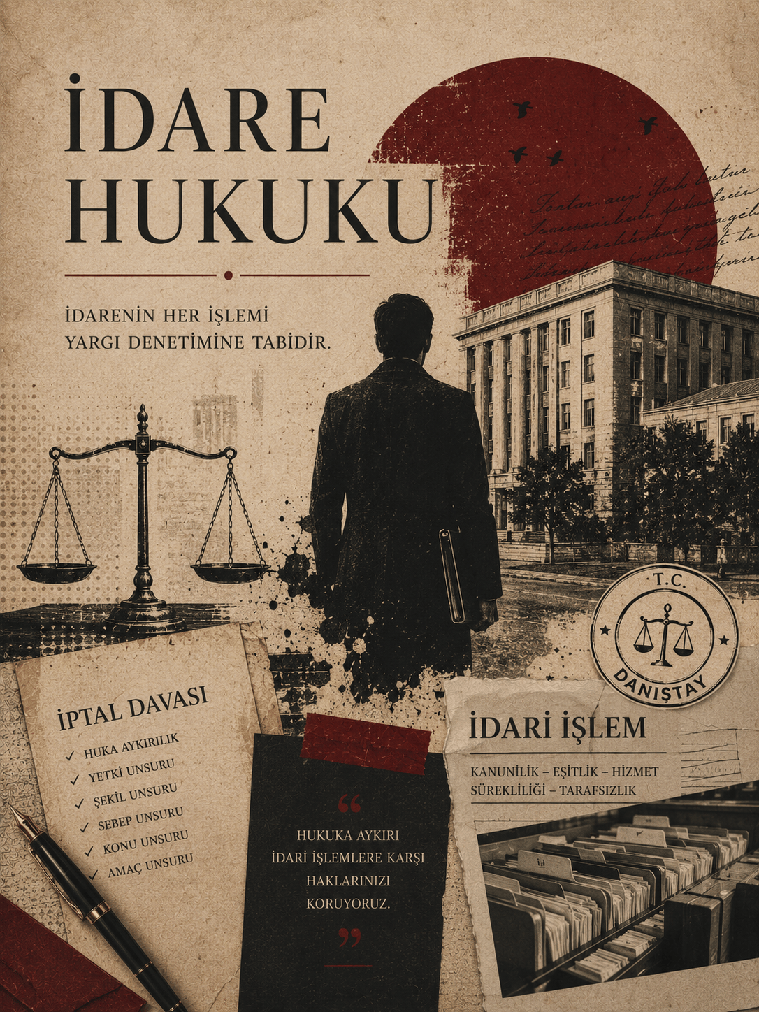 İdare Hukuku kategorisine ait editoryal kapak görseli